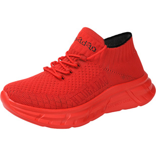 冬季加绒广场舞鞋男女跑步运动鞋牛霸道健身跳操鞋轻便软底跳舞鞋