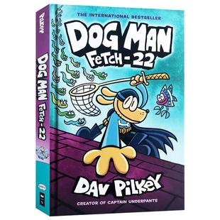 神探狗狗8 英文原版 The Adventures of Dog Man 8 内裤超人队长Dav Pilkey 儿童学乐幽默图画书 全彩漫画桥梁书 英文版英语书籍