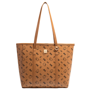 HelloKitty凯蒂猫托特包复古老花单肩包包女大容量通勤手提腋下包