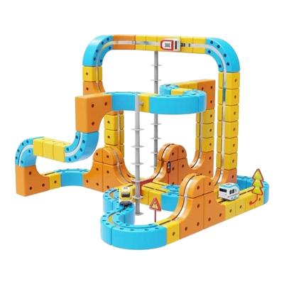 2026新款磁力积木轨道车魔幻百变儿童女男孩益智生日礼物拼装玩具