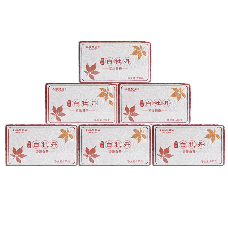 天福茗茶白牡丹白茶量贩装茶砖