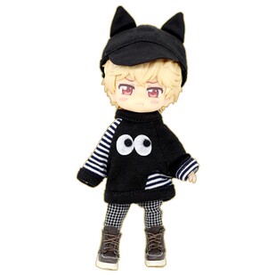 ob11娃衣服现货molly关节大眼珠卫衣T恤上衣12分bjd GSC素体粘土