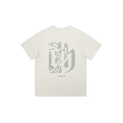 CH老虎浮雕印花短袖T恤男潮牌