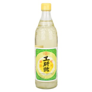 台湾进口工研白醋600ml家用调味品糯米醋素食醋寿司醋纯酿造醋