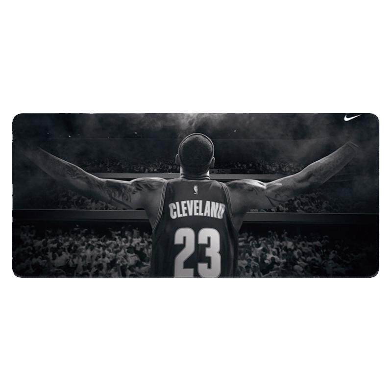 NBA篮球大号加长款鼠标垫湖人篮网勇士詹姆斯科比库里桌垫键盘垫
