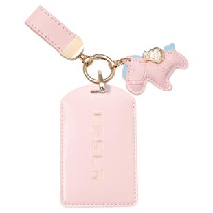 适用特斯拉卡片钥匙套model3保护壳焕新y高级modely/x汽车女扣nfc