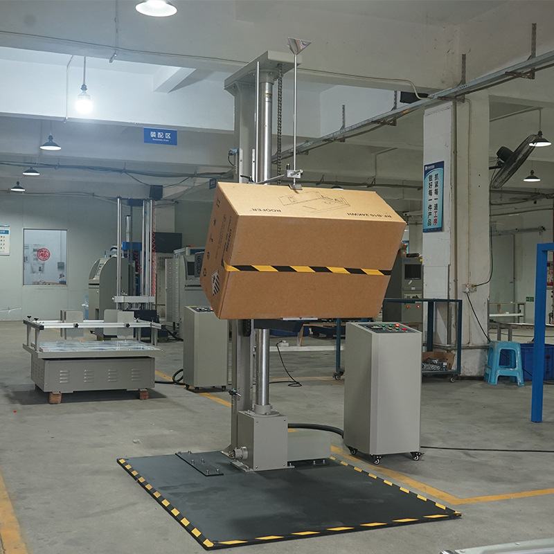 东莞海达 单翼单臂跌落试验机 纸箱危包包装袋跌落测试仪