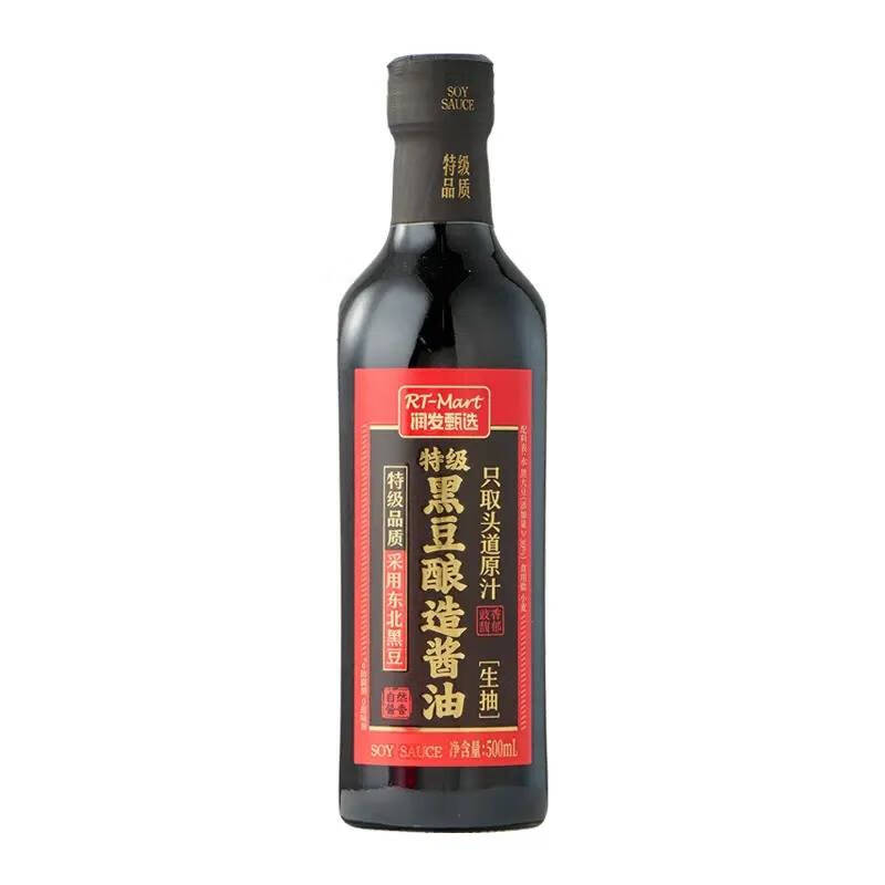 特级黑豆酿造酱油500ml