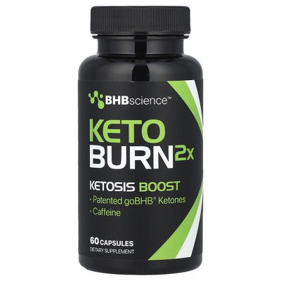 Real Ketones,BHBscience™，酮燃烧 2X，60 粒胶囊