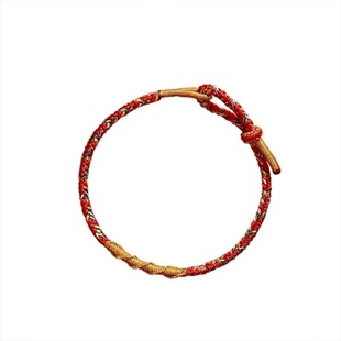 普陀山2026马年本命年红绳手链太岁化好运红手绳男女编织绳护身符