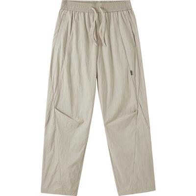 骆驼男装休闲裤男2025春夏透气宽松工装裤防晒裤户外冰感束脚潮流