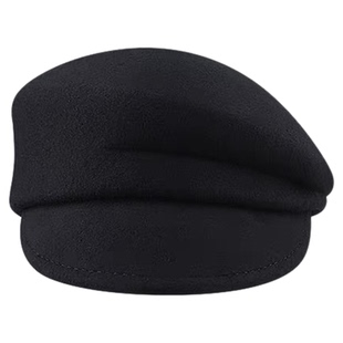 fever羊毛礼帽贝雷帽女2025新款秋冬英伦赫本风马术报童千金帽子