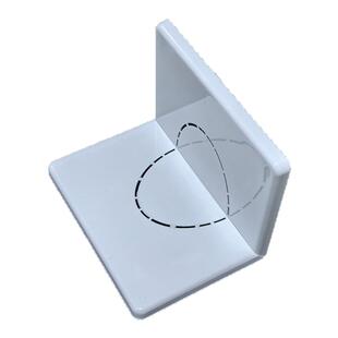 直角90度斜口分体夹角加宽边盖板遮挡贴遮丑盖空调斜孔装饰盖墙洞