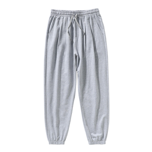 休闲裤直筒宽松百搭哈伦束脚裤男