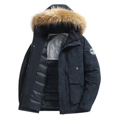 400斤羽绒服男款大码外套防寒服