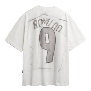 SOMENUM森林 25SS罗纳尔多9号球衣男照片成衣印花Gorpcore短袖T恤