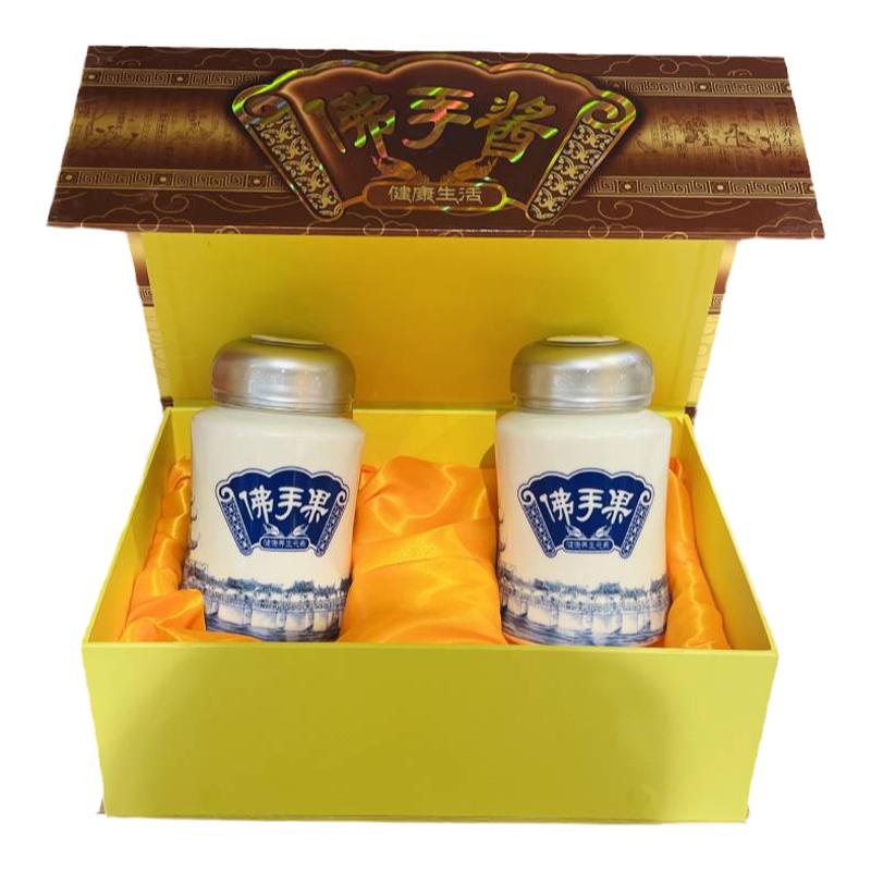 展翠潮州三寶九蒸九曬佛手果醬1360克沖水食用禮盒裝