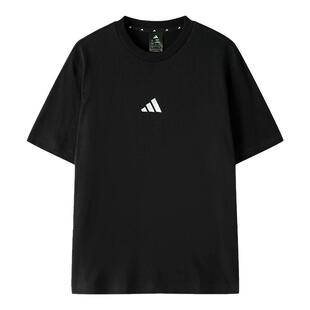 Adidas阿迪达斯短袖男2026夏新款运动休闲男士半袖透气圆领上衣男
