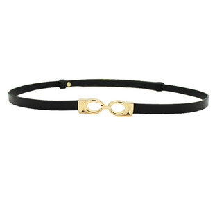 头层牛皮细腰带女百搭装饰西装衬衫韩版女士皮带配裙子真皮腰链夏