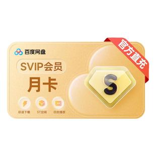 【各种充值】百度网盘超级会员SVIP月卡直冲(下单备注手机号)2