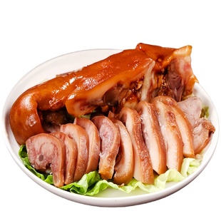 正宗五香卤猪头肉熟食整个猪头肉带拱嘴鼻子半个猪脸卤肉熟食真空