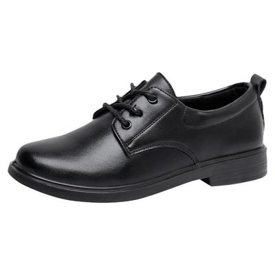 防滑黑色小皮鞋英伦风