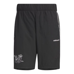 Adidas阿迪达斯官方正品三叶草男子运动裤透气休闲宽松短裤JP1415