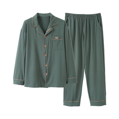 男士莫代尔棉翻领家居服