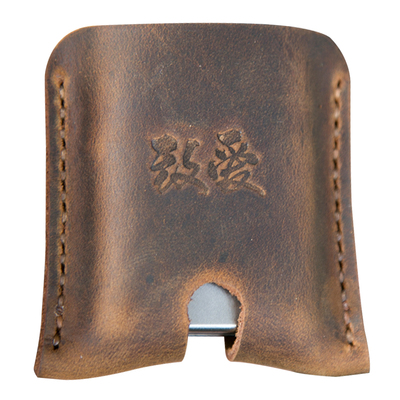 真皮保护套打火机皮套古道手作