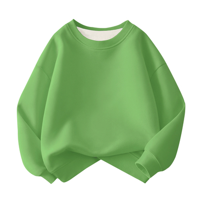 秋冬男童女童棉休闲纯色卫衣外套