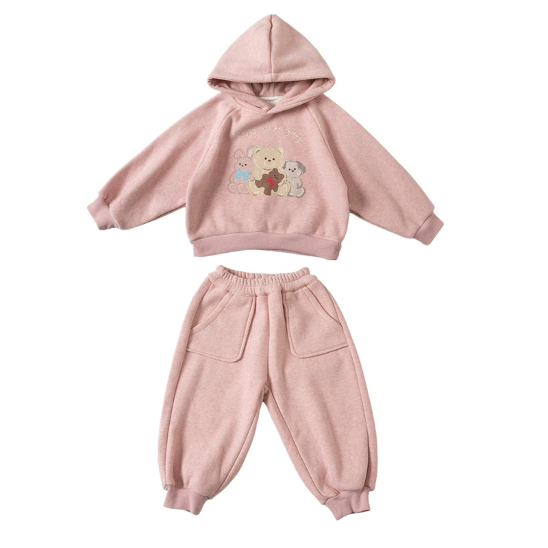 软糯舒适加绒版卫衣套装新品