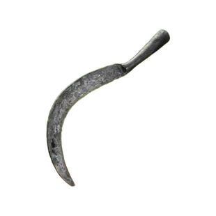 传统锻打镰刀割稻谷收割齿镰割草刀农用除草刀小锯镰锄草刀禾锻打