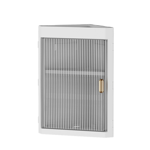 卫生间三角置物架免打孔壁挂收纳柜浴室转角洗漱台墙上厕所收纳架