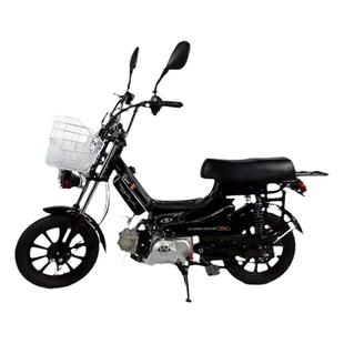 轻便燃油 48 70 110CC四冲程带脚蹬摩托车外卖钓鱼休闲燃油迷你