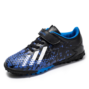 C罗正品猎鹰梅西儿童足球鞋学生男童TF碎钉魔术贴透气耐磨训练鞋