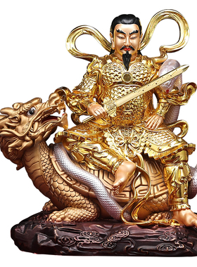 【非遗手工】铜鎏金真武大帝