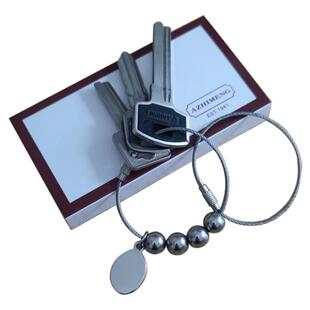 时来运转钥匙扣创意可爱纯色精致美观女士饰品网红金属挂件