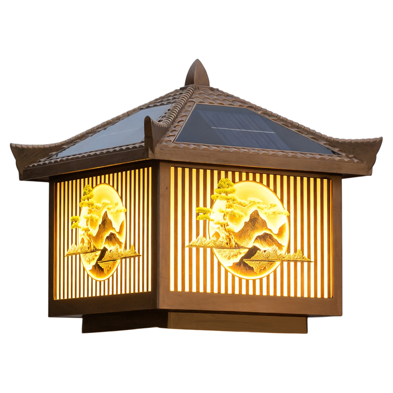 2026年新款太阳能柱头灯