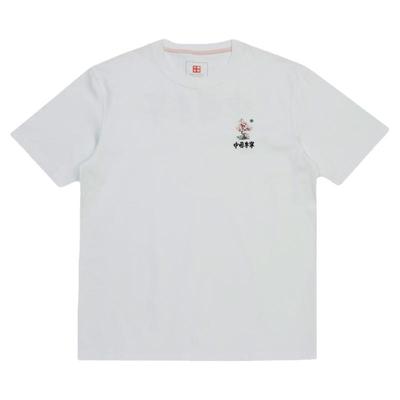 中国李宁樱花短袖刺绣宽松T恤