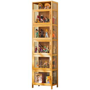 手办展示柜亚克力模型玩具展示架陈列柜化妆品非玻璃小型货架家用