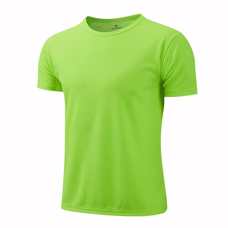 Solid color round neck slim fit T-shirt man纯色圆领修身T恤男