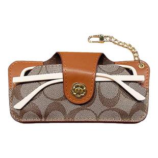 男女太阳眼镜包挂件复古便携式时尚眼镜盒近视眼镜墨镜夹收纳袋