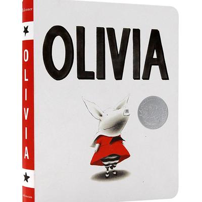 英文原版绘本 Olivia Board book 奥莉薇吴敏兰书单 纸板书 撕不烂书 凯迪克银奖  撕不烂儿童读物
