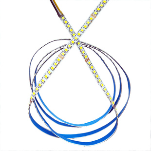 定制风扇灯LED灯带三色无极调光2835贴片3M粘7MM180D每米18W高亮