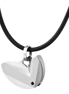 梦克拉 心形钨金吊坠 心扉 钨金桃心挂坠