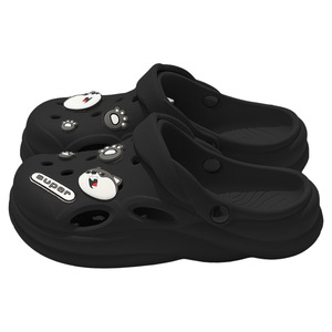 踩屎感洞洞鞋男款夏季外穿沙滩防滑厚底凉拖鞋男士夏天2024新款男