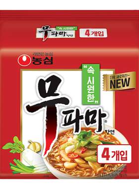 韩国农心辣味汤面辛香萝卜味宽面