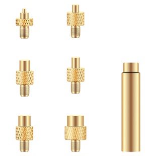 鹿仙子热熔螺母烙铁头置入件塑料热熔球头铜螺母3D打印电烙铁配件