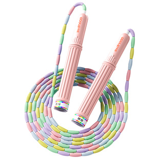 跳绳女生士减肥专用成人学生跳神大人健身运动暴瘦负重力竹节绳子