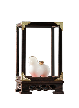 冰种璞玉马上有钱复古风陶瓷摆件家居桌面工艺品高级感装饰摆件